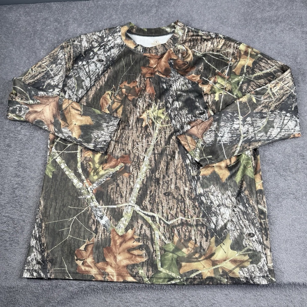 Red Head Long Sleeve Camo Shirt Mens XL Long Sleeve Hunting Fishing
